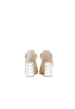 RIVER ISLAND Muiltjes Met Hak - Beige Dark -Deals Shoes Store 076550fbac97412c9ea000e802d2ba84