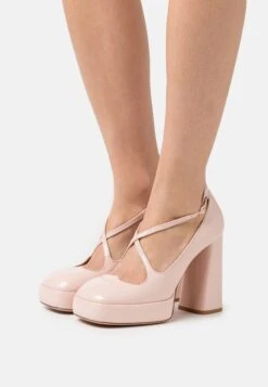 Two For Love Platform- Plateaupumps - Mandorla