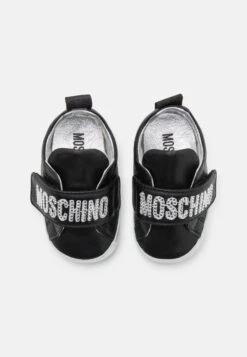MOSCHINO Unisex - Babyschoenen - Black/Silver -Deals Shoes Store 0d960b98de3948ae87327ae3b84dc0c8