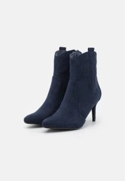 Anna Field Enkellaarsjes Met Hoge Hak - Dark Blue -Deals Shoes Store 0e680914e9c64fc2a06cc09aaa06dca7