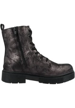 Dockers By Gerli Veterboots - Black-Silver -Deals Shoes Store 14e56c64354a4b4885a692e34cb6c0e0