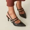 Next Forever Comfort Double StrapStandard - Klassieke Pumps - Black
