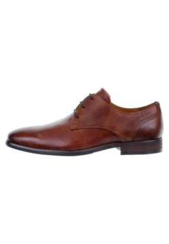 Erasmo - Veterschoenen - Cognac/Orange