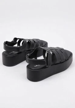Timor - Sandalen Met Sleehak - Black -Deals Shoes Store 1b1d23ea81c74992bed2303996b9ce02