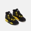 Air Jordan 4 Retro - Sneakers Hoog - Black/White/Tour Yellow