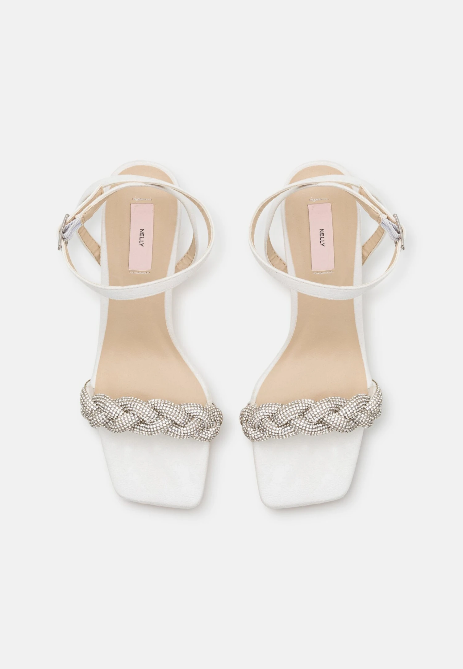 NLY By Nelly Picture Perfect- Sandalen Met Hoge Hak - White/Glitter 6 NLY By Nelly Picture Perfect- Sandalen Met Hoge Hak - White/Glitter - Image 6