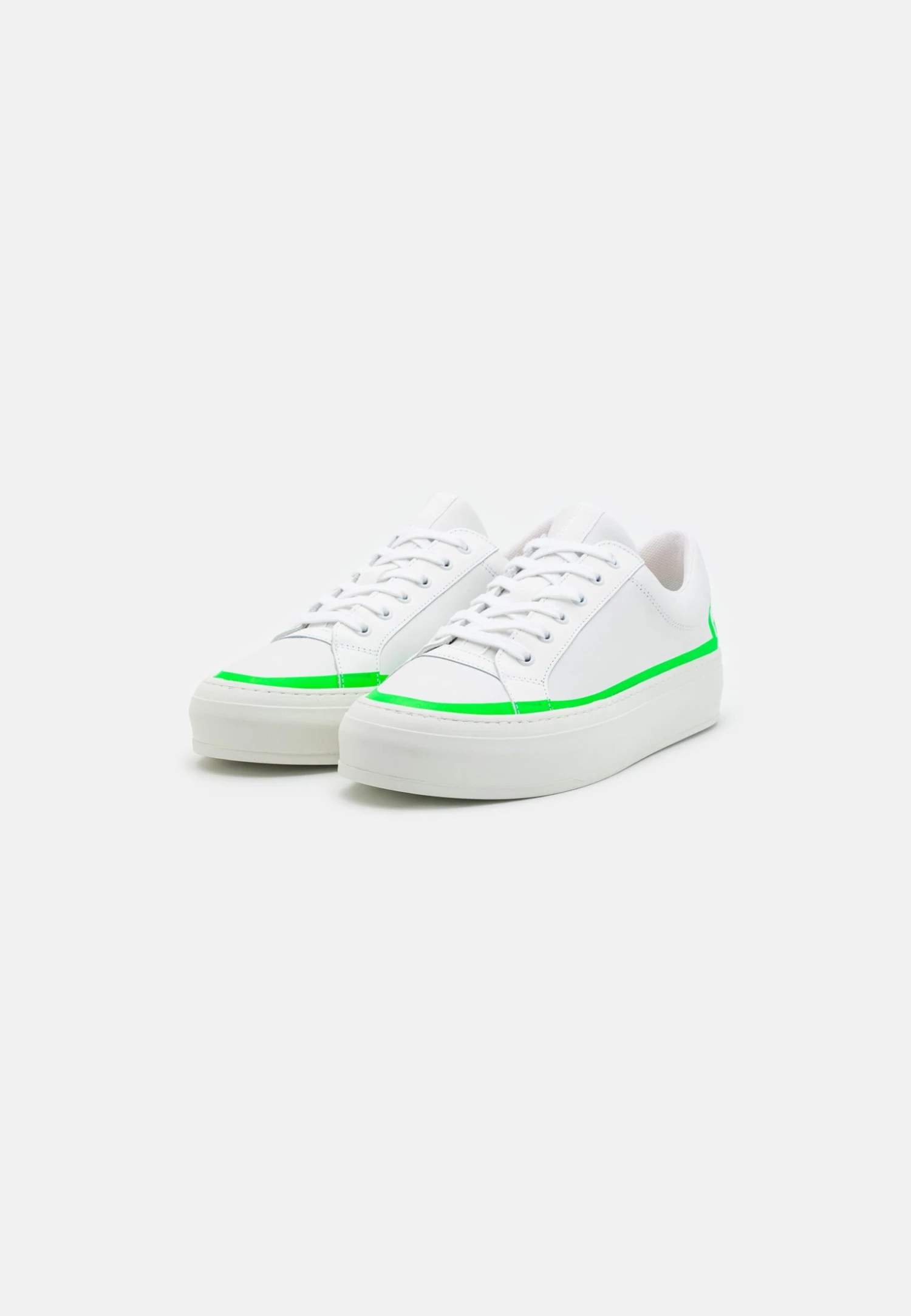 GCDS Logo Unisex - Sneakers Laag - Lime 2 GCDS Logo Unisex - Sneakers Laag - Lime - Image 2