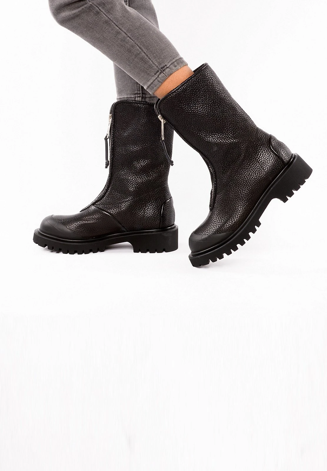 A.S.98 Plateaulaarzen - Schwarz 1 A.S.98 Plateaulaarzen - Schwarz