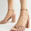 New Look Block- Sandalen Met Hoge Hak - Pale Pink