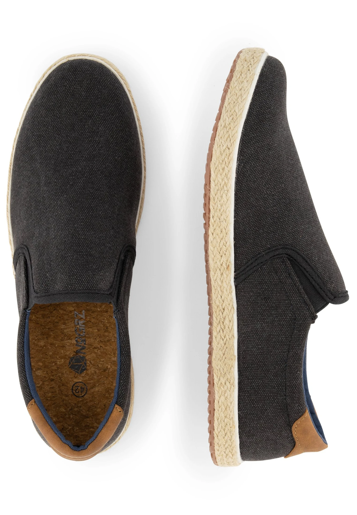 Nogrz- Instappers - Dark Grey 2 Nogrz- Instappers - Dark Grey - Image 2