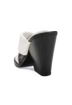 Pantoletten - Muiltjes Met Hak - White Black -Deals Shoes Store 4d5d138d43a4467faf411f4d765a09be