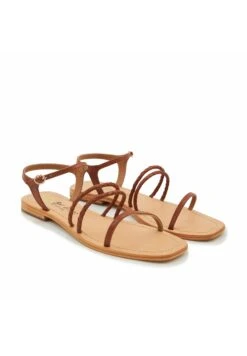 Athena- Sandalen Met Enkelbandjes - Cognac -Deals Shoes Store 507e8a4a84d34c5e8786e73e7fe667d3