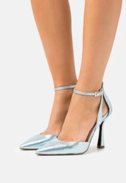 Klassieke Pumps - Light Blue Metall