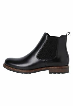 Tamaris Chelsea - Korte Laarzen - Black Leather