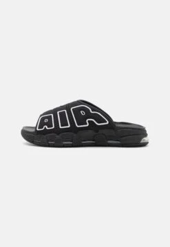 Nike Sportswear Air More Uptempo Slide Unisex - Muiltjes - Black/White/Clear