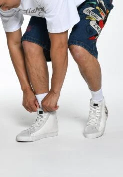 Ed Hardy Scuff Skull Flame - Sneakers Hoog - White White -Deals Shoes Store 59d1c5e5cf9c48318d65561cf5e9ec7a