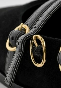 Next Forever Comfort Triple Strap Square Toe Flat Standard - Ballerina'S Met Enkelbandjes - Black -Deals Shoes Store 5ad0df42f7424d7c94a45671fce25365