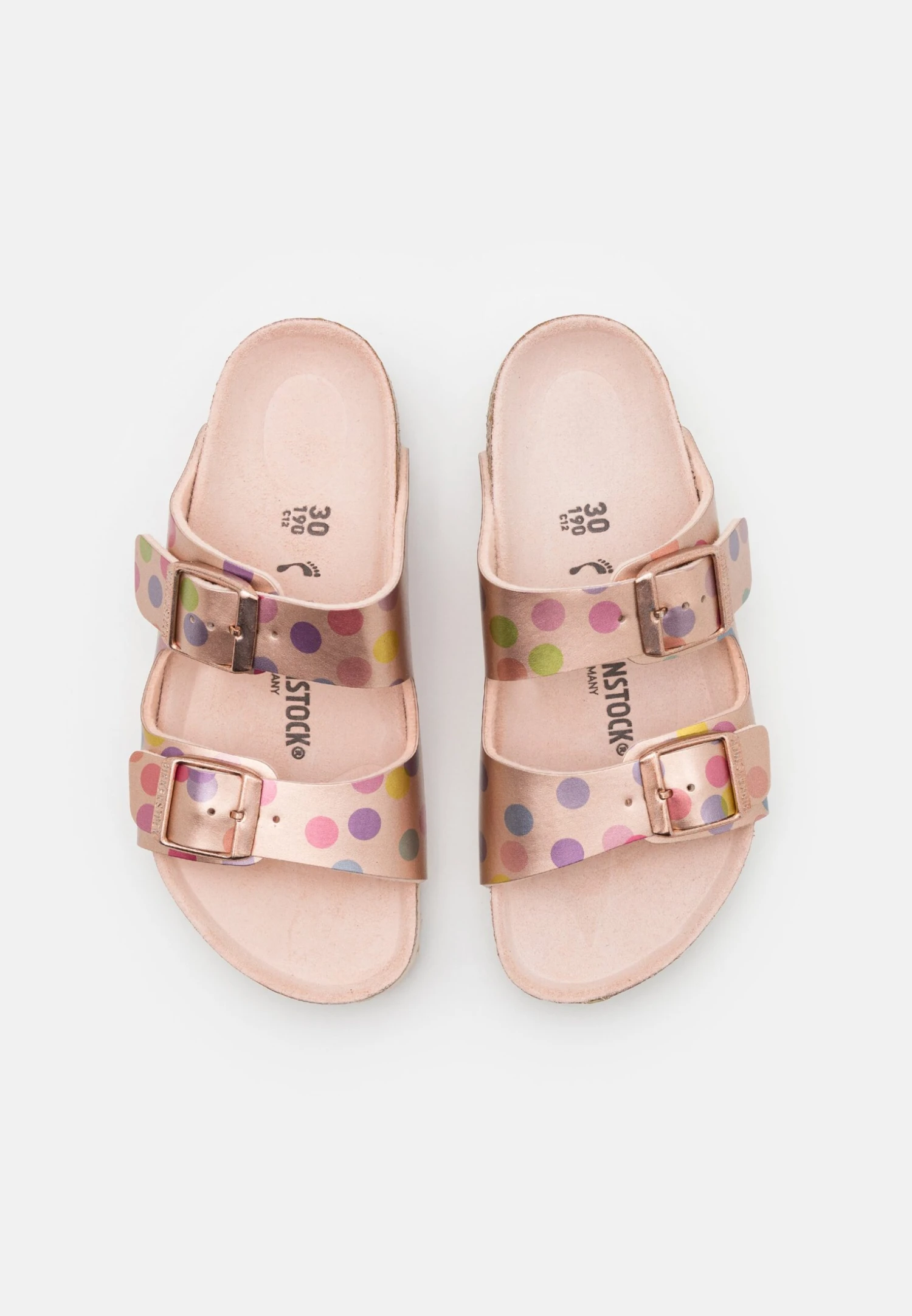Birkenstock Arizona Kids Dots - Muiltjes - Electric Metallic/Opper 4 Birkenstock Arizona Kids Dots - Muiltjes - Electric Metallic/Opper - Image 4