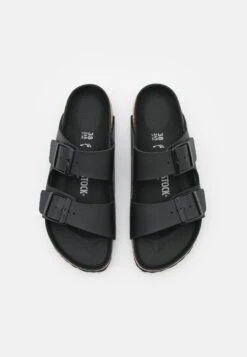 Birkenstock Arizona Bf Triples Narrow - Pantoffels - Black -Deals Shoes Store 63d70ed9579e46589617ff240abb267f