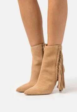 Guess Sidone - Enkellaarsjes Met Hoge Hak - Brown