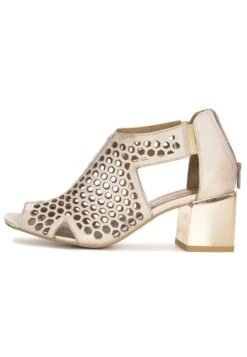 Peeptoes - Beige Gold