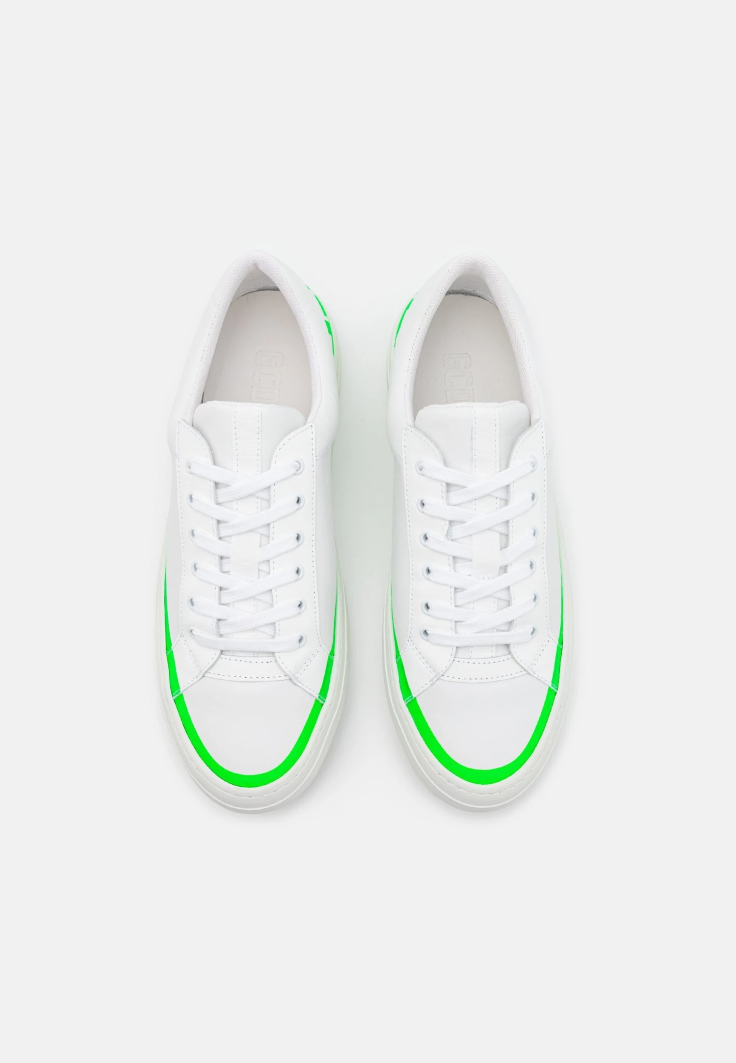 GCDS Logo Unisex - Sneakers Laag - Lime 4 GCDS Logo Unisex - Sneakers Laag - Lime - Image 4