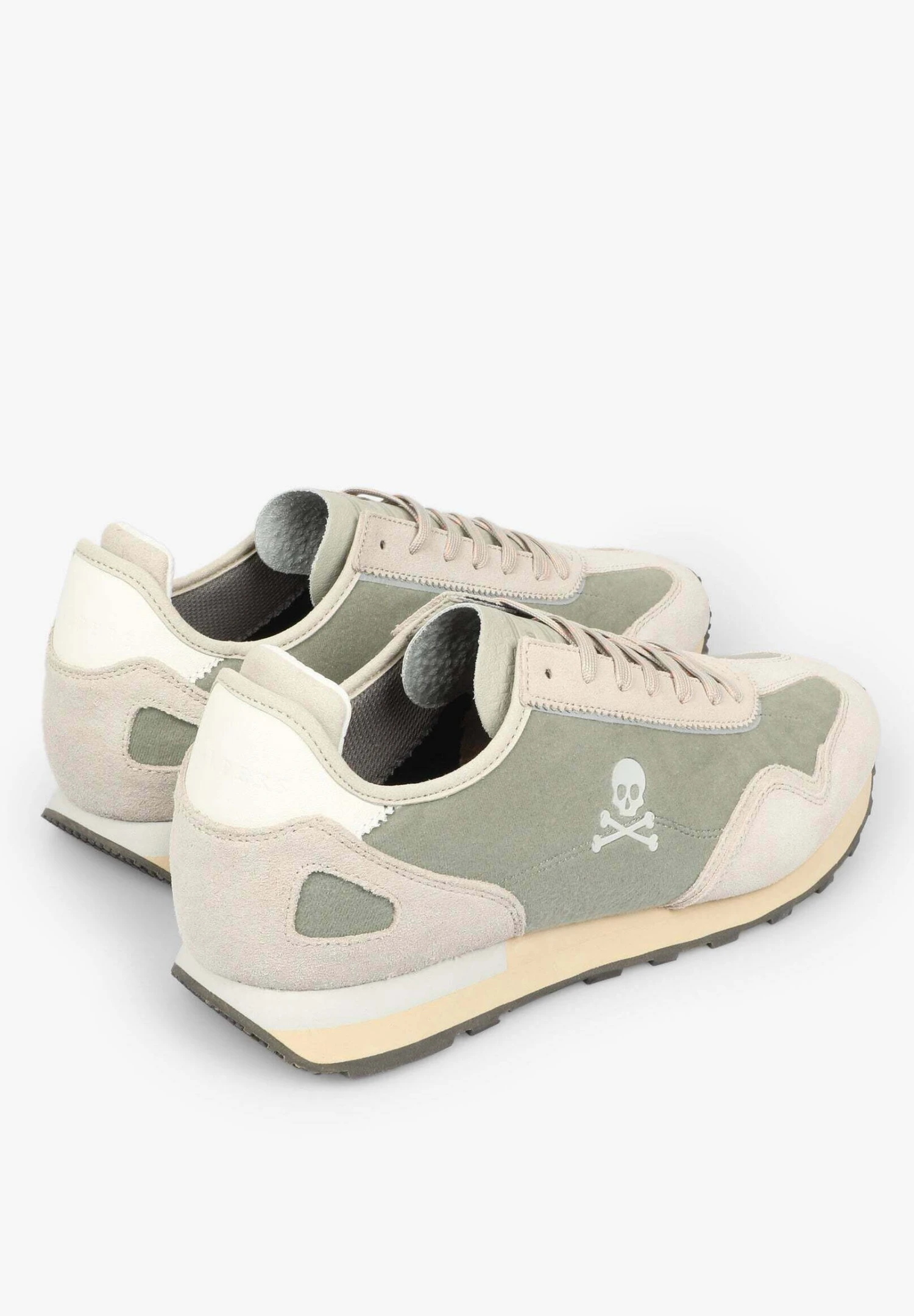 Scalpers Prax - Sneakers Laag - Khaki 4 Scalpers Prax - Sneakers Laag - Khaki - Image 4