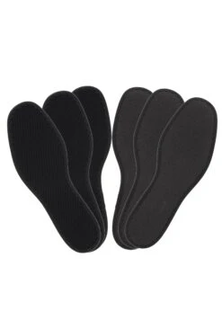 Bama Deo Sohle Antibakteriell 3Er Pack - Steun- En Inlegzolen - Black