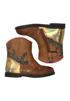 Cowboy-/Bikerlaarsjes - Bruin -Deals Shoes Store 75870bd1ebfe42fbbf31183a92763f82