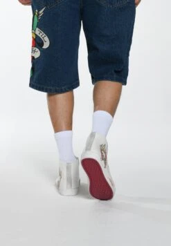 Ed Hardy Scuff Skull Flame - Sneakers Hoog - White White -Deals Shoes Store 789724b99f11492c8fae77881f917fed