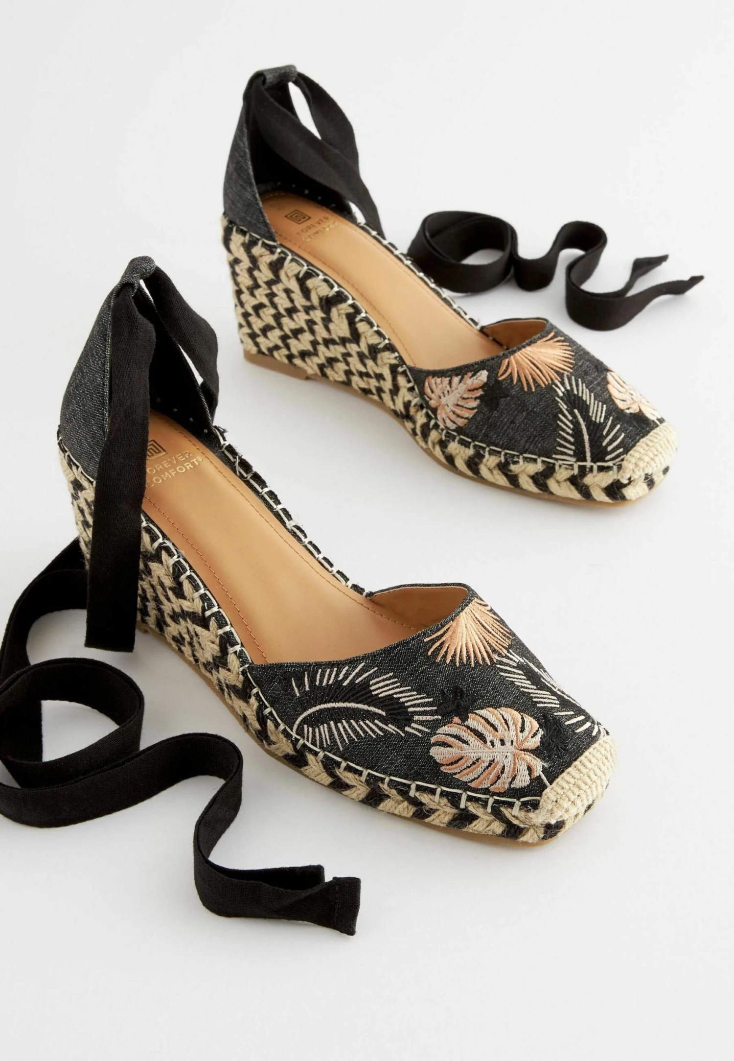 Next Forever Comfort Wrap Square Toe Standard - Sleehakken - Black 2 Next Forever Comfort Wrap Square Toe Standard - Sleehakken - Black - Image 2