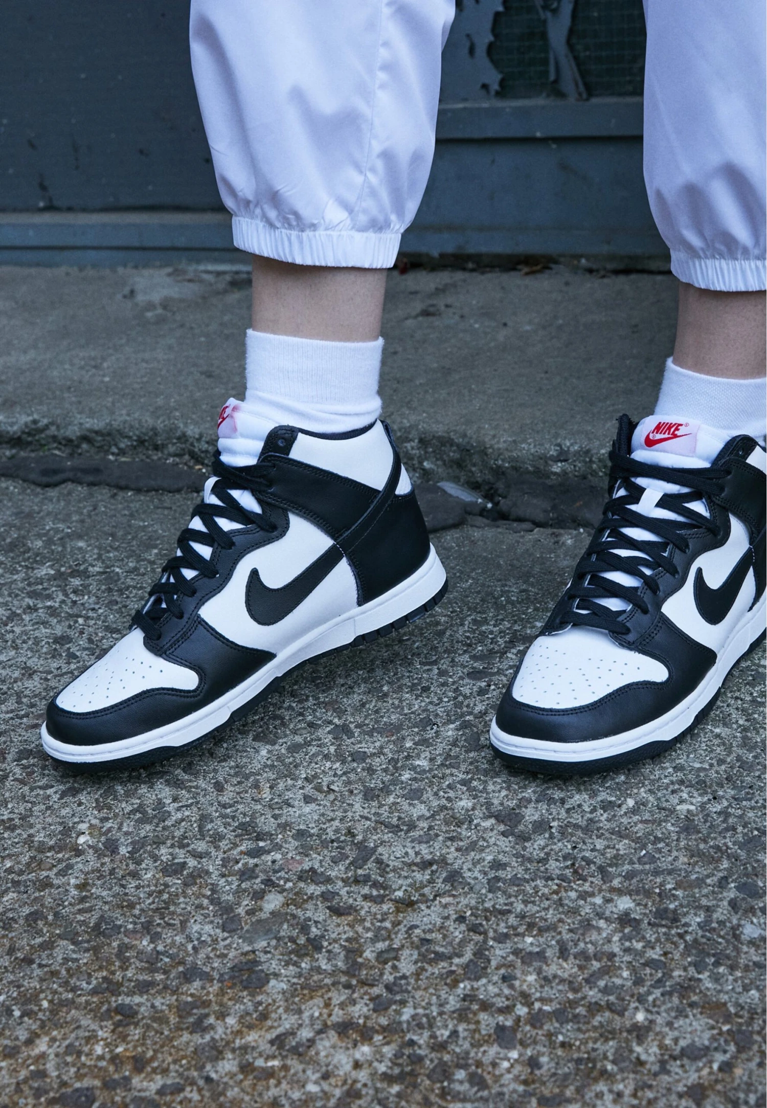 Nike Sportswear Dunk- Sneakers Hoog - White/Black/Universe Red 2 Nike Sportswear Dunk- Sneakers Hoog - White/Black/Universe Red - Image 2