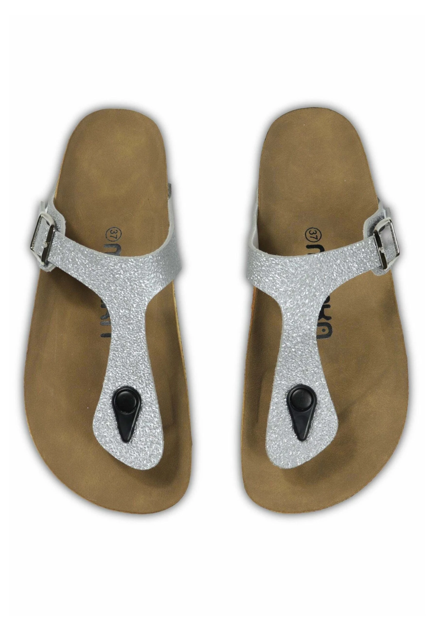 Teensandalen - Silver Coloured 3 Teensandalen - Silver Coloured - Image 3