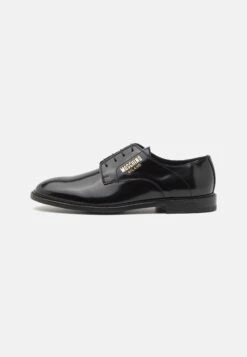 MOSCHINO Plate - Veterschoenen - Nero