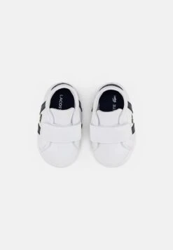 Lacoste Sideline Crib Cub Unisex - Babyschoenen - White/Navy -Deals Shoes Store 8212dcd6b5284516b48fa077df9c3459