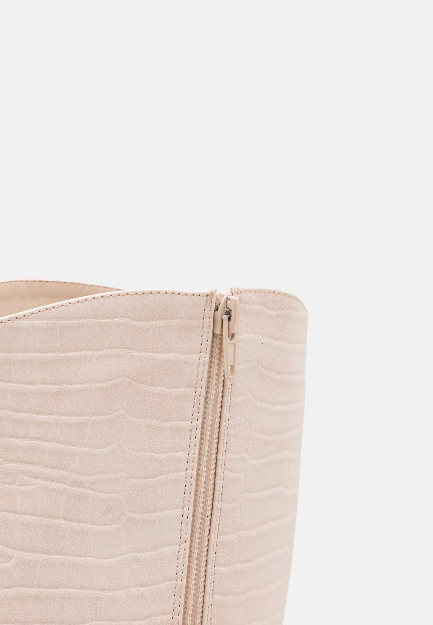 Laarzen Met Hoge Hak - Beige 6 Laarzen Met Hoge Hak - Beige - Image 6