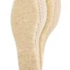 Bama Schuhsohle Wärmende Wollsohle 2Er Pack - Steun- En Inlegzolen - Beige
