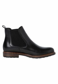 Tamaris Chelsea - Korte Laarzen - Black Leather -Deals Shoes Store 8cf4761d463945368146abe18221dde8