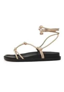 Taz Ankle Tie - Sandalen - Natural