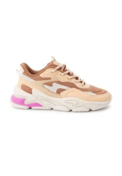 Next Chunky - Sneakers Laag - Tan Brown Pink