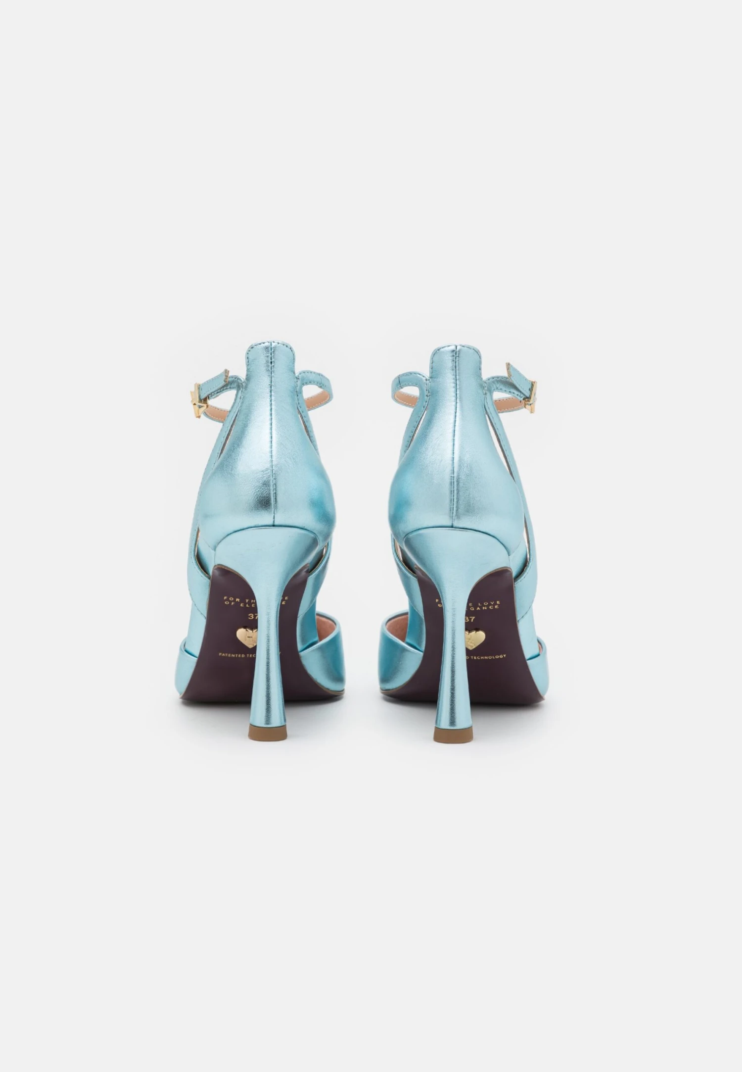 Klassieke Pumps - Light Blue Metall 4 Klassieke Pumps - Light Blue Metall - Image 4