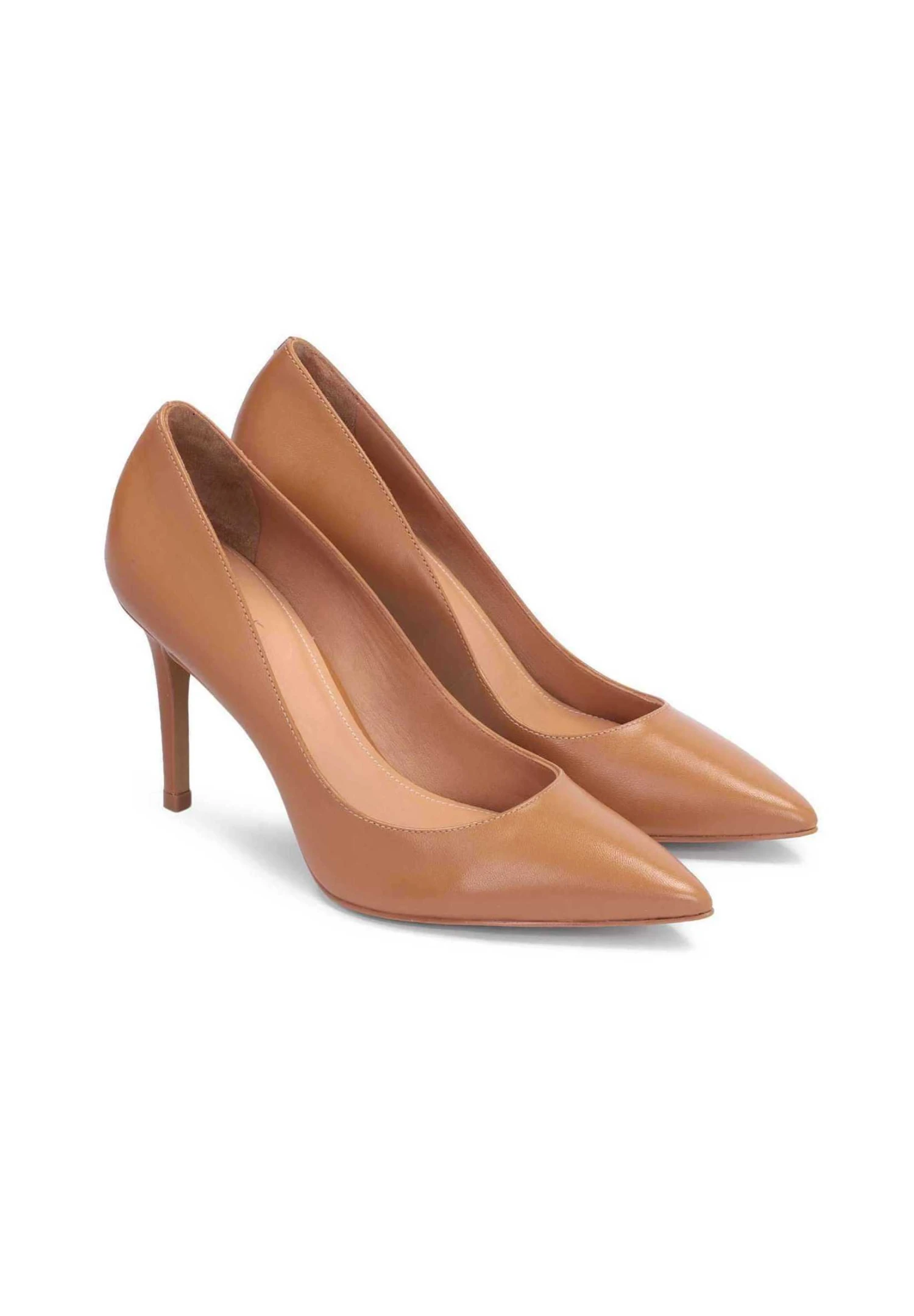 Kazar Na Smukłym Obcasie - Hoge Hakken - Light Brown 2 Kazar Na Smukłym Obcasie - Hoge Hakken - Light Brown - Image 2