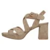 Sandalen Met Plateauzool - Taupe