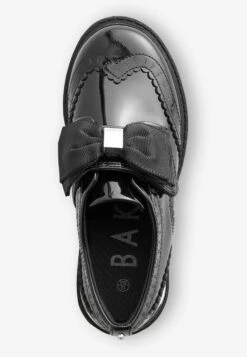 Back To School Patent Brogue- Instappers - Black -Deals Shoes Store 9917d0724344498487c91dba20716c65