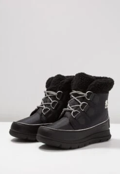 Sorel Explorer Carnival - Snowboots- Black/Sea Salt -Deals Shoes Store a3b471acf7dd4fb382b98ebd892ba483