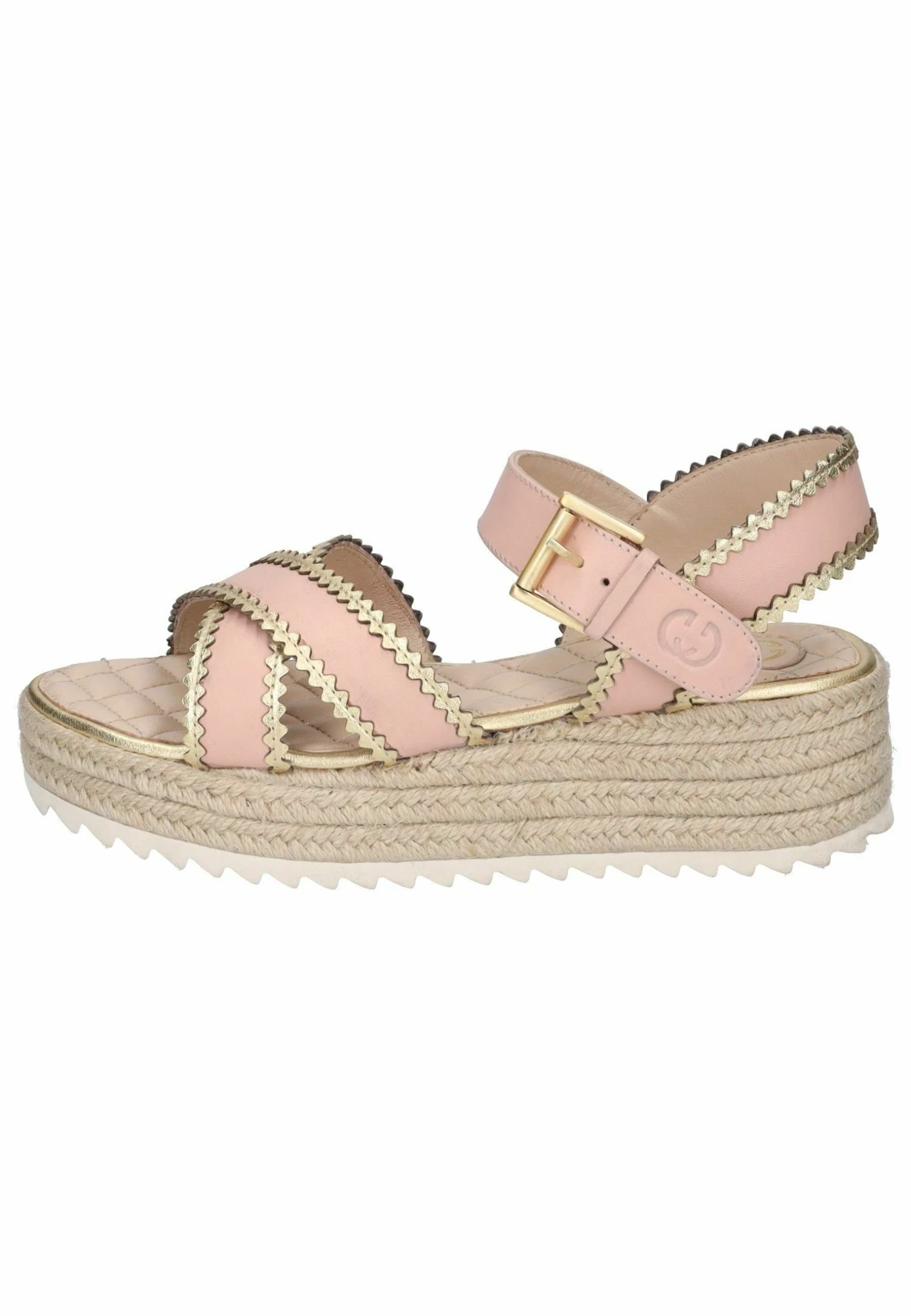 Gerry Weber Sandalen - Sandalen Met Sleehak - Rosa Kombi 1 Gerry Weber Sandalen - Sandalen Met Sleehak - Rosa Kombi