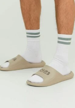 Jack & Jones Jfwgarrix Moulded Slider - Badslippers - Plaza Taupe