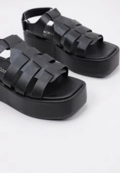 Timor - Sandalen Met Sleehak - Black -Deals Shoes Store b2e2aa408a0740cb98f90d18ec255a2f