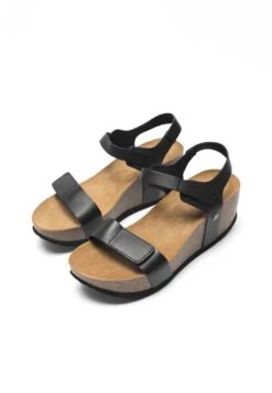 Ca'Shott Casanni- Sandalen Met Sleehak - Black -Deals Shoes Store b4c89e53a9a941f3a1d93aa1a05d579a
