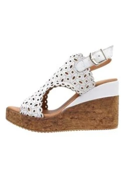 Sandalen Met Sleehak - White